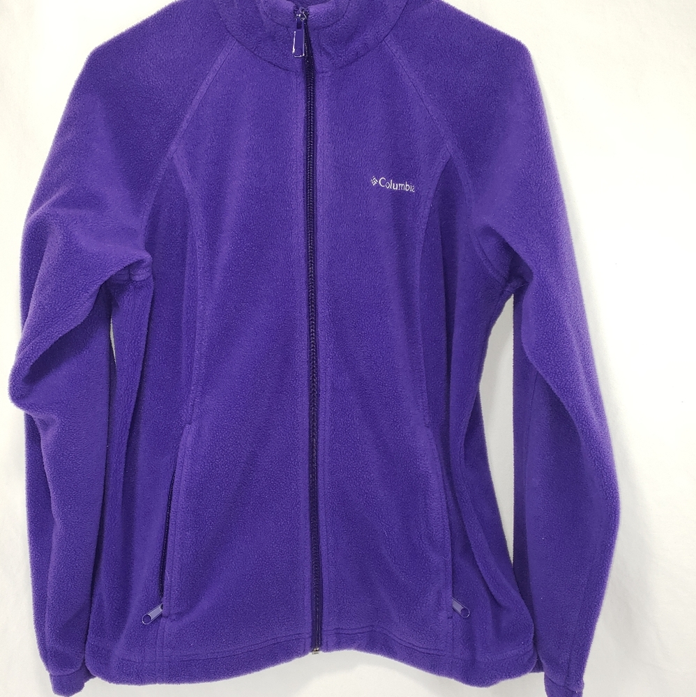 Womens Size Medium Columbia Zip Up